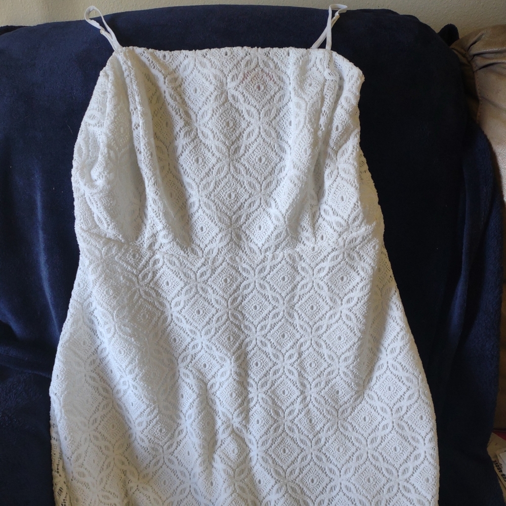 Lilly Pulitzer White Lace Dress-No Size Tag